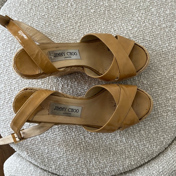 Jimmy Choi beige sandals - Picture 1 of 4